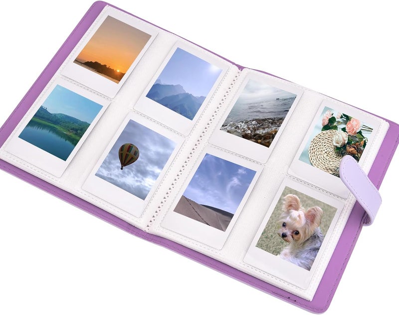 Sunmns Mini 12 Instant Camera Accessories Kit, Accessory Bundle Compatible with Instax Mini 12 Instant Camera, Include Case, Album, Stickers, Photo Frames, Paper Frame, Filters, Strap (Purple) - Image 3